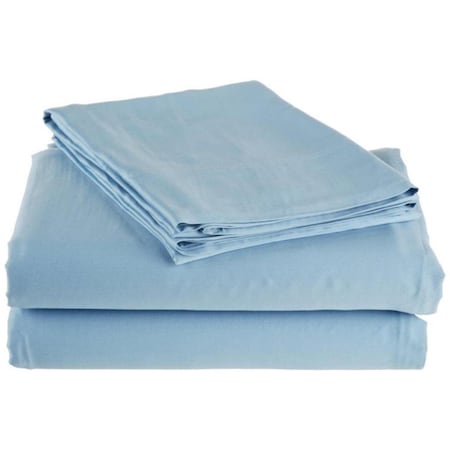 Superior  Rayon from Bamboo 300 Thread Count Solid Sheet Set  King-Light Blue B300KGSH SLLB